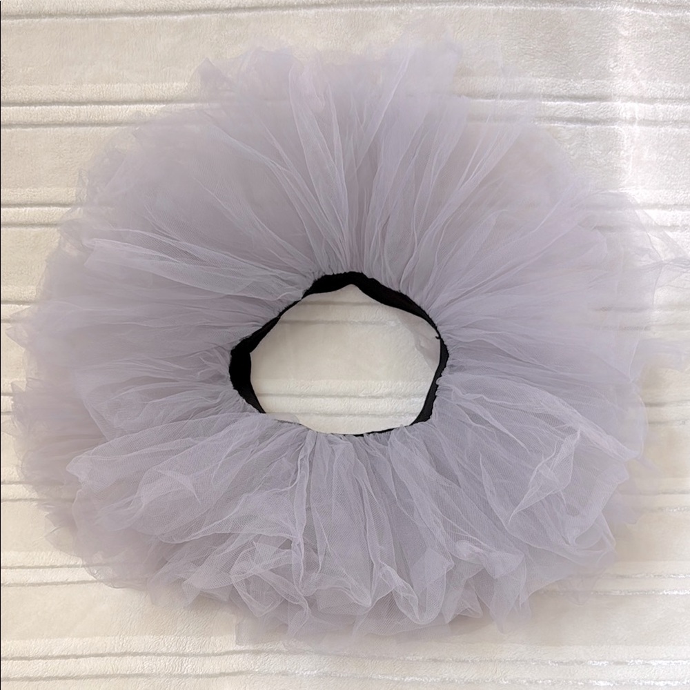 Elegant Gray Kids Tutu Skirt